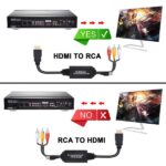 HDMI to AV RCA 3RCA CVBs Converter Adapter Cable 3