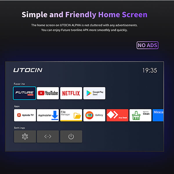 Utocin Future 4K - Ultra HD